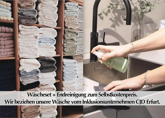 Apartment Stadtperle Am Plätschernden Wasser - 50m2 Zweiraumwohnung In Zentraler Lage Erfurt