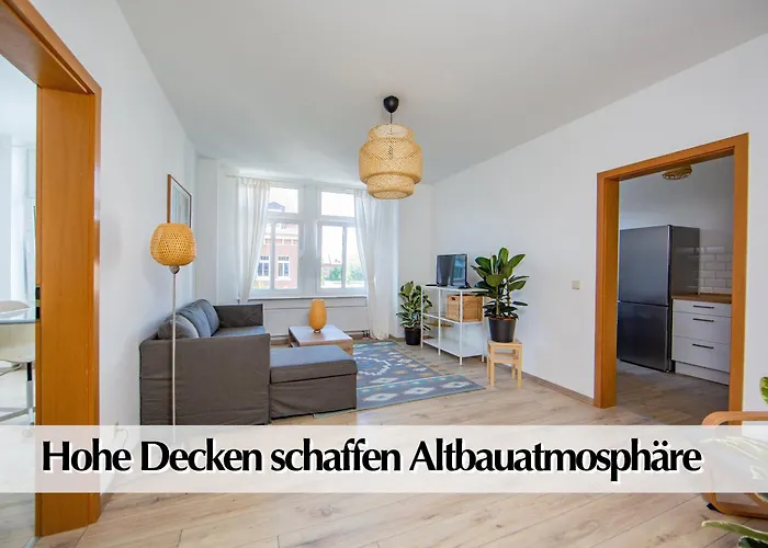 Apartment Stadtperle Am Plätschernden Wasser - 50m2 Zweiraumwohnung In Zentraler Lage *